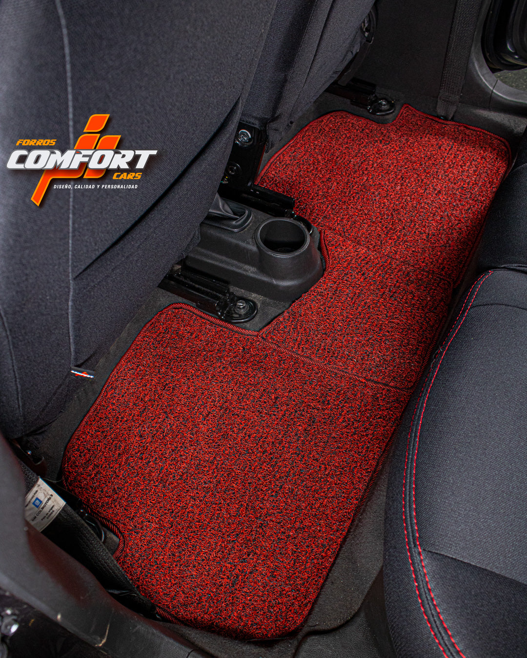 JUEGO DE TAPETES CATCH ROJO - CHEVROLET SPARK GT