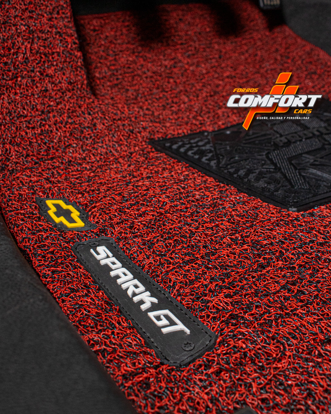 JUEGO DE TAPETES CATCH ROJO - CHEVROLET SPARK GT