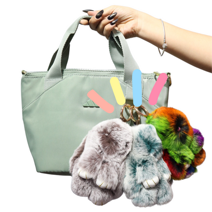 Rabbit Fluffy (llavero, charmbag)