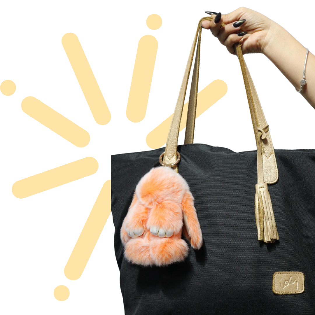 Rabbit Fluffy (llavero, charmbag)