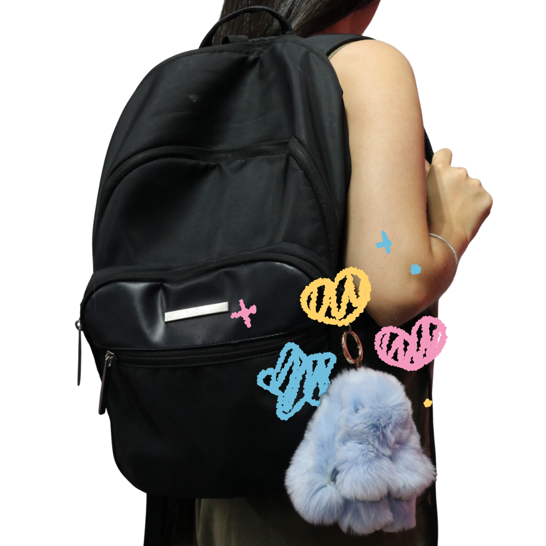 Rabbit Fluffy (llavero, charmbag)