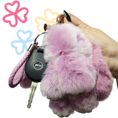 Rabbit Fluffy (llavero, charmbag)