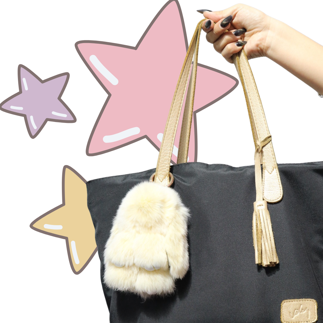 Rabbit Fluffy (llavero, charmbag)