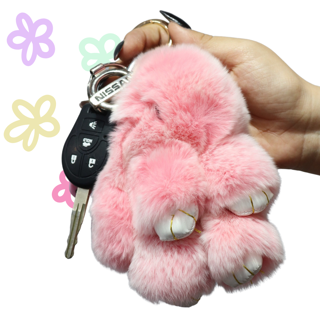 Rabbit Fluffy (llavero, charmbag)