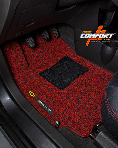 JUEGO DE TAPETES CATCH ROJO - CHEVROLET SPARK GT