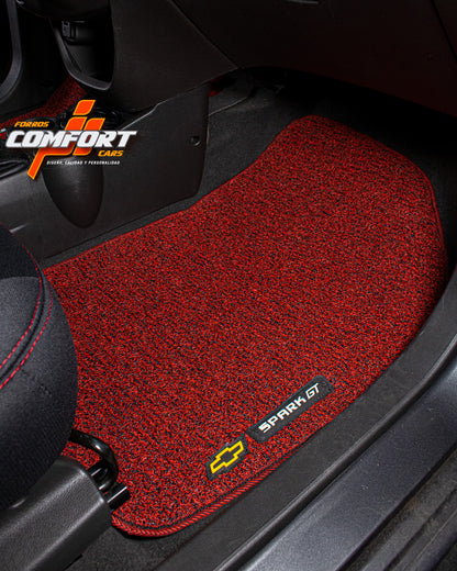 JUEGO DE TAPETES CATCH ROJO - CHEVROLET SPARK GT