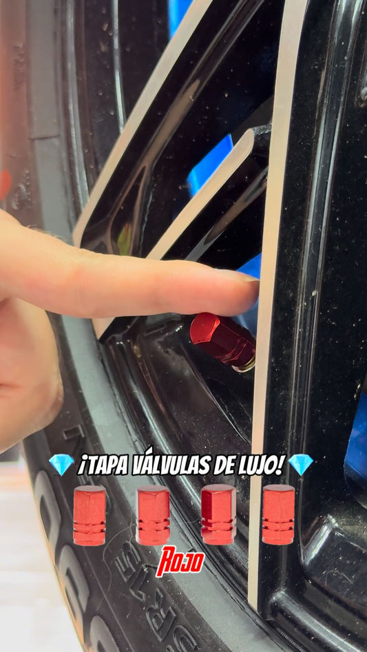 TAPA VÁLVULAS DE LUJO SET x5 UND